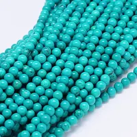 Natural Howlite Round Bead Strands