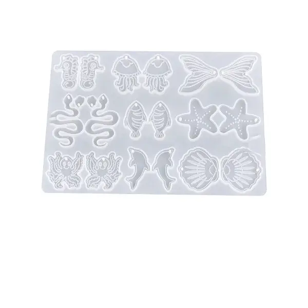 DIY Sea Animals Pendant Silicone Molds