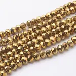 Electroplate Glass Beads Strands
