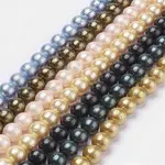 Wrinkle Textured Shell Pearl Beads Strands