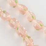 Handmade Lampwork 3D Strawberry Beads