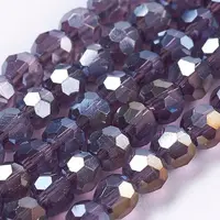 Electroplate Glass Beads Strands