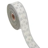 Polyester Jacquard Flower Ribbon for Clothing Accessories