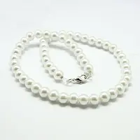 Fashion Glass Pearl Beaded Necklaces