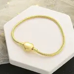 Brass  Micro Pave Cubic Zirconia Link Bracelets