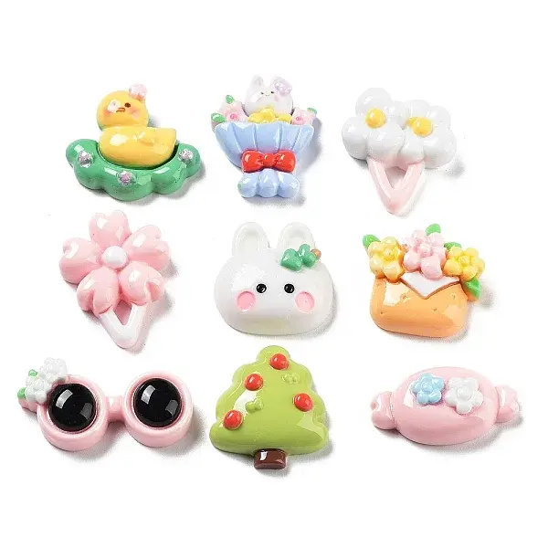 Opaque Resin Cabochons