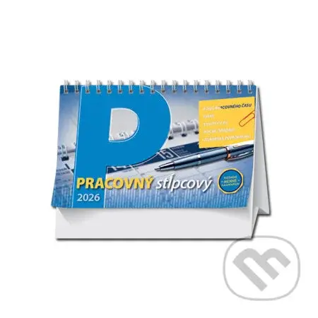 Stolový Pracovný kalendár stĺpcový 2026