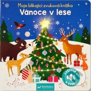 Moje blikající zvuková knížka: Vánoce v lese - Maria Hoeck, Kasia Dudziuk (ilustrátor) - kniha z kategorie Naučné knihy