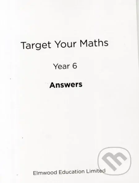Target Your Maths Year 6 Answer Book - Stephen Pearce - kniha z kategorie Pro děti