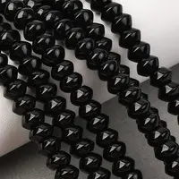 Natural Black Onyx Beads Strands