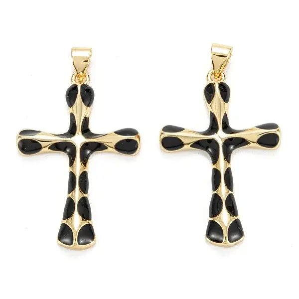 Brass Enamel Pendants