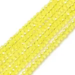 Electroplate Glass Beads Strands