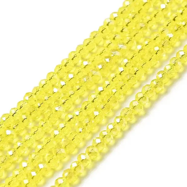 Electroplate Glass Beads Strands
