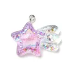 Transparent Resin Pendants