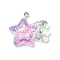Transparent Resin Pendants