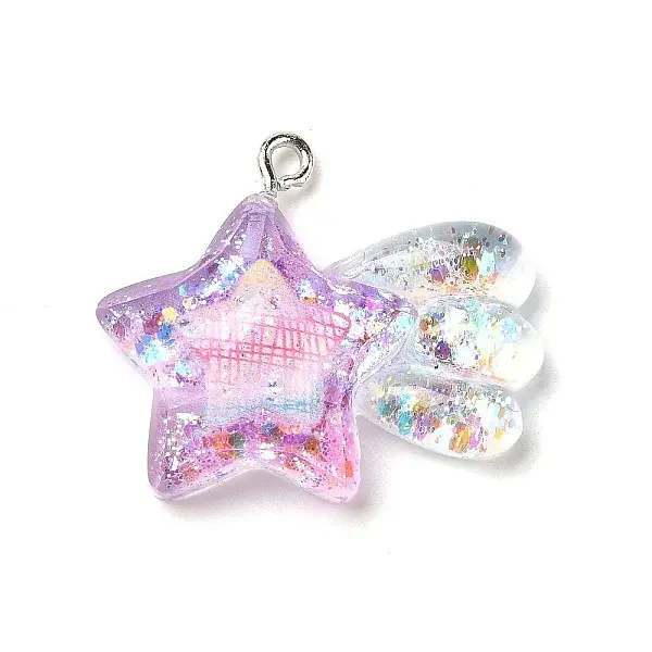 Transparent Resin Pendants