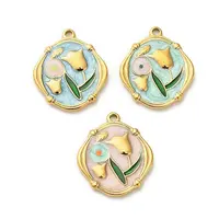 304 Stainless Steel Enamel Pendants