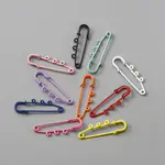 Spray Painted Iron Safety Pins Brooch Findings
