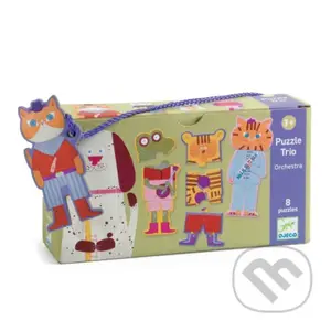 Puzzle trio: Orchester, 3 dieliky x 8 postáv - puzzle z kategorie Maxi dílky