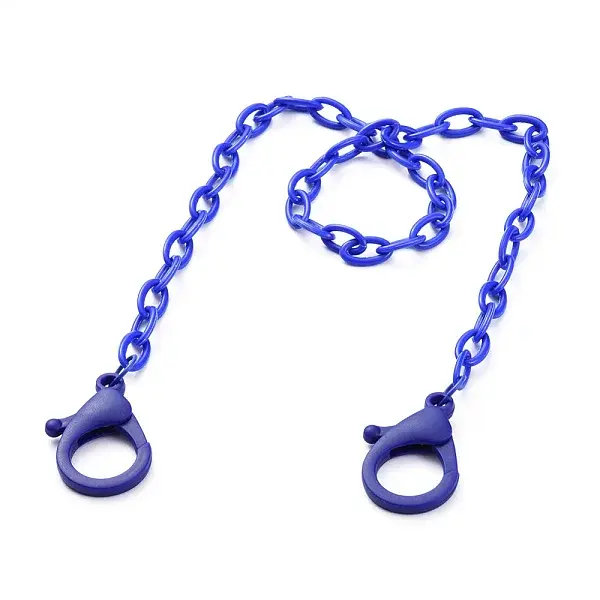 Personalized ABS Plastic Cable Chain Necklaces