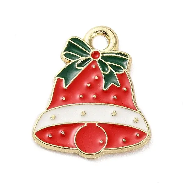 Christmas Theme Alloy Enamel Pendants