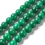 Natural White Jade Round Beads Strand