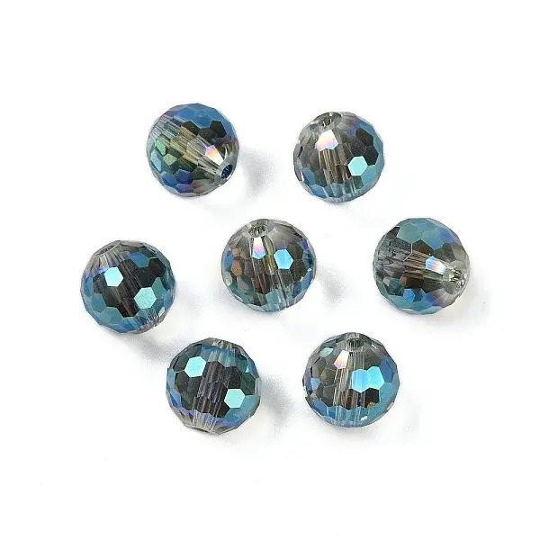 Transparent Electroplate Glass Beads