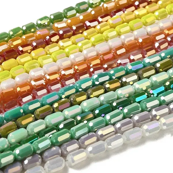 Electroplate Glass Beads Strands