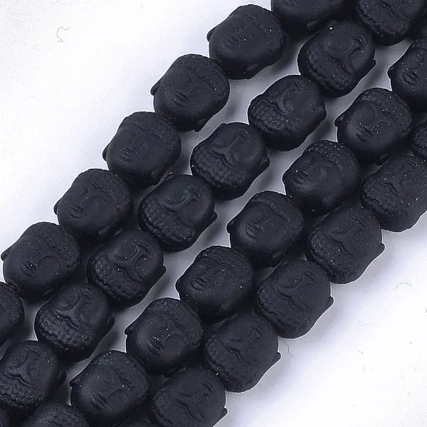 Spray Painted Non-magnetic Synthetic Hematite Beads Strands