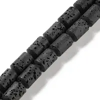 Synthetic Lava Rock Dyed Beads Strands