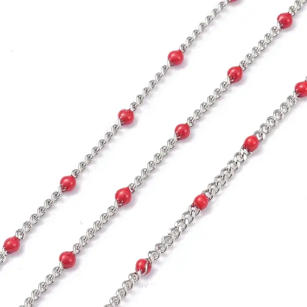 304 Stainless Steel Enamel Curb Chains