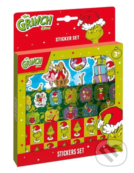 Grinch Set samolepiek,Grinch Set samolepiek