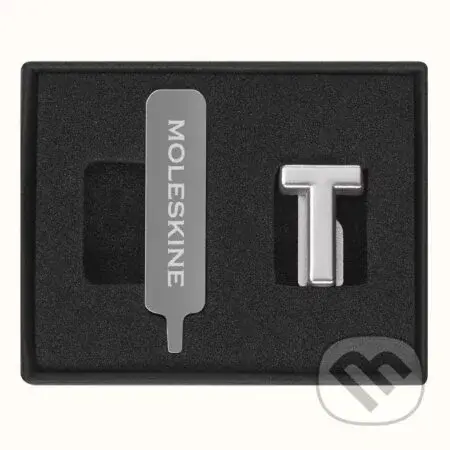 Moleskine  - ozdoba na zápisník – písmeno T