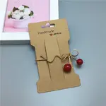 Cardboard Paper Hair Clip Display Cards