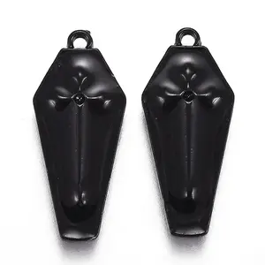 Halloween Theme Alloy Enamel Pendants