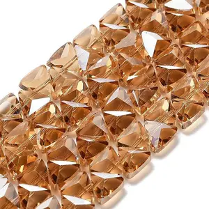 Electroplate Glass Beads Strands