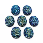 Electroplate Druzy Resin Cabochons