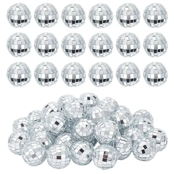 50Pcs Christmas Foam Disco Ball Decoration