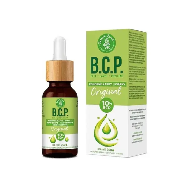 ZELENÁ ZEMĚ B.C.P. Konopné kapky s BCP Original 30 ml