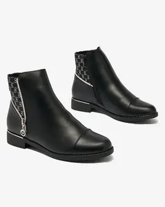 Resti Black women's boots a'la sztyblety Orlaa