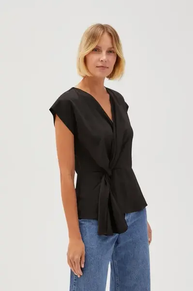 Marisse Women's Shirt L-Ko-4605 Black