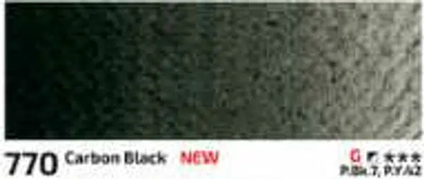 Akvarelová barva Rosa 2,5ml – 770 carbon black