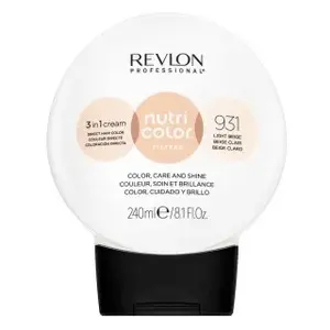 Revlon Professional Nutri Color Filters 3in1 Cream vyživující maska s barevnými pigmenty pro oživení barvy 931 Light Beige 240 ml