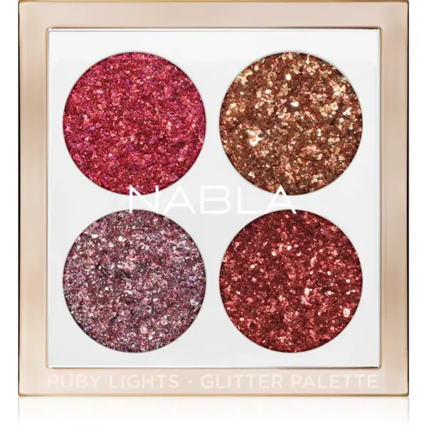 NABLA Cosmetics Ruby Lights paletka očních stínů 4 g