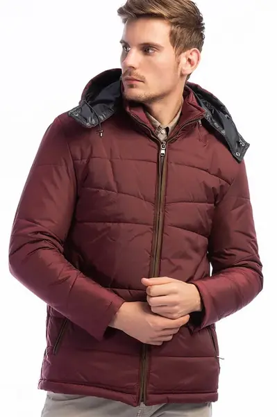 M8623 DEWBERRY COAT-BURGUNDY