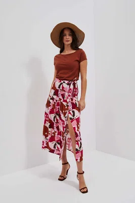 Marisse Women's Skirt L-Sc-4013 Strawberry