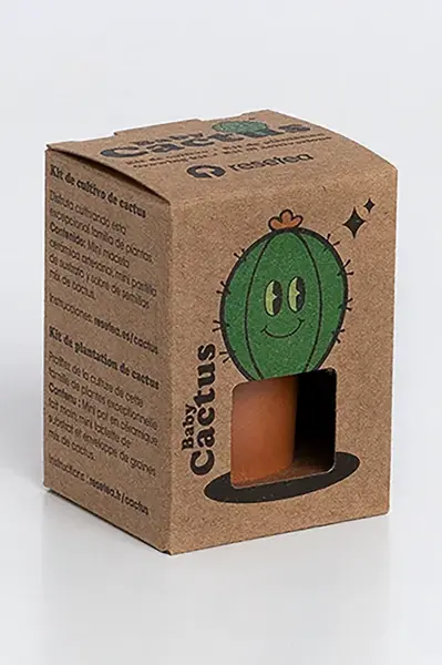 Sada na pěstování rostlin RESETEA Baby Cactus 4,7 x 6,5 x 4,7 cm více barev