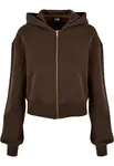 Urban Classics Tepláková bunda  čokoládová