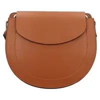 Dámska kožená crossbody kabelka Italia Locita - koňak