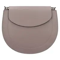 Dámská kožená crossbody kabelka Italia Locita - šedá